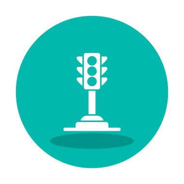 Trafik ışığı web simgesi illüstrasyonu