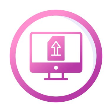 Simgeyi trendy düz tarzda yükle