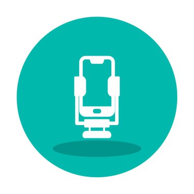 Vektör Smartphone Stand simgesi, basit vektör illüstrasyonu 