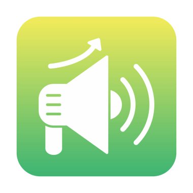 Basit Pazarlama Incerase simgesi, vektör illüstrasyonu