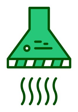 Egzoz, çıkarıcı kaput çizgisi simgesi