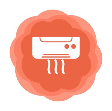 Klima ağı basit simgesi.