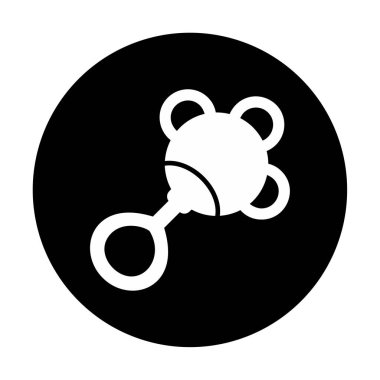 Çıngırak modern simgesinin vektör çizimi