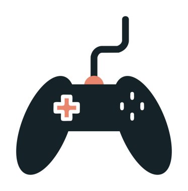 Basit bir oyun alanı simgesi, renkli kontrol simgesi. Vektör illüstrasyonu