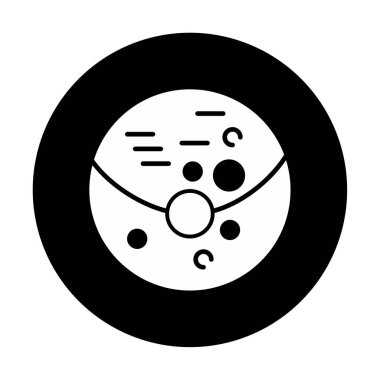 Venüs web simgesi, vektör illüstrasyonu