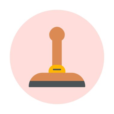 Lastik Damga Web simgesi vektör illüstrasyonu