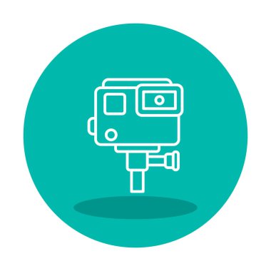 Action Camera icon vector illustration