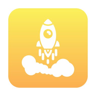 simple spaceship icon vector illustration