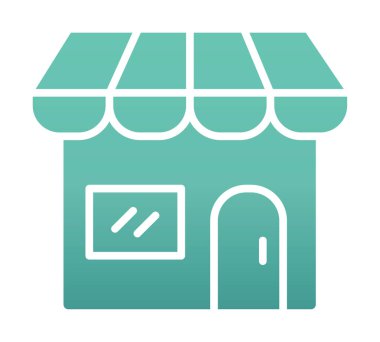 Dükkanı web simge vektör çizim