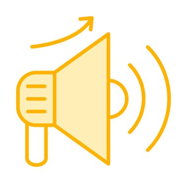 Basit Pazarlama Incerase simgesi, vektör illüstrasyonu