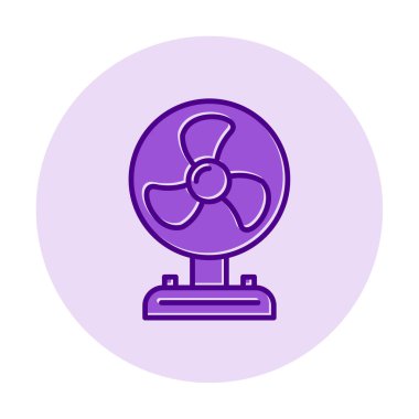 fan rengi simgesi. vektör illüstrasyonu