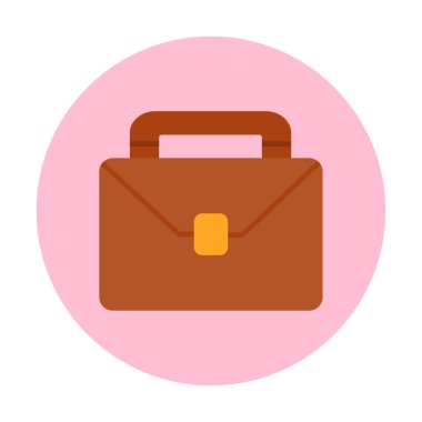 evrak çantası web basit simge illüstrasyonu