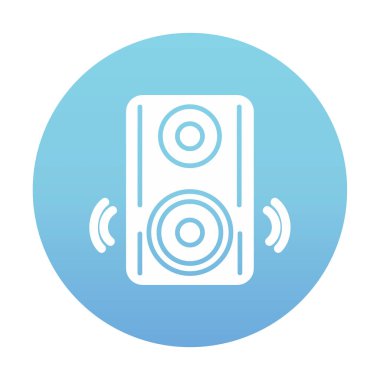 hoparlör simgesi, vektör illüstrasyonu basit tasarım