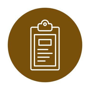 Pano simgesi, vektör illüstrasyonu basit tasarım