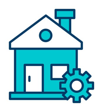 Ev onarım simge vektör çizim