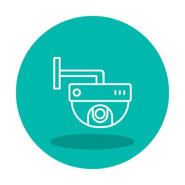 Gözetleme. Web simgesi basit illüstrasyon