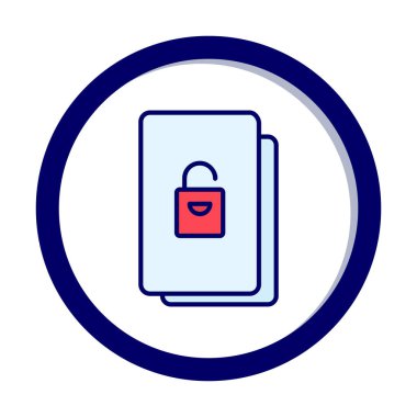 dosya simgesi, vektör illüstrasyonu basit tasarım