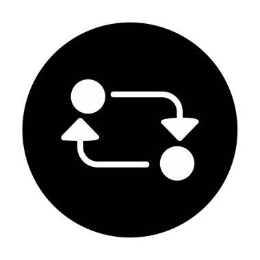 Web simgesi, vektör illüstrasyonunu değiştir