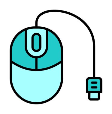 Fare simgesi, web basit illüstrasyonu