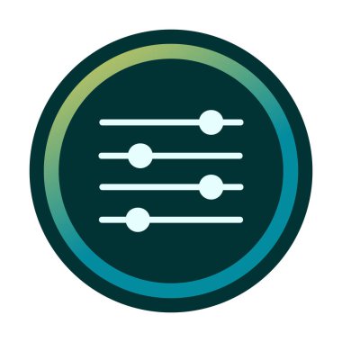 Ayar web simge vektör çizim