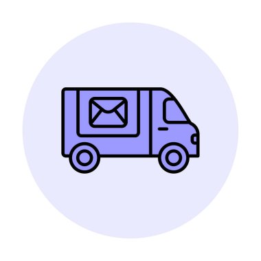 Postal Delivery vektör illüstrasyonuName