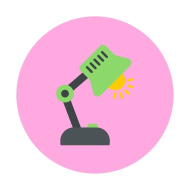 tablo lambası vektör illüstrasyonu