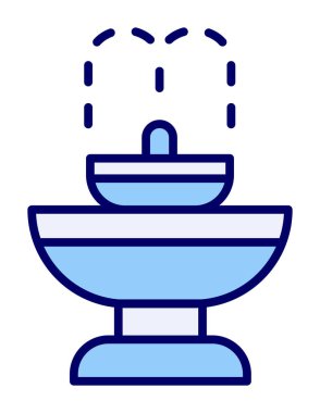 fıskiye ikonu vektör illüstrasyonu