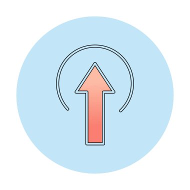 Simge işareti vektör çizim upload