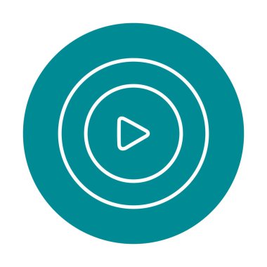 Oynatma düğmesi vektör çizimi