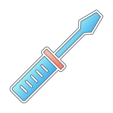 tornavida ikonu vektör çizimi