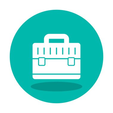 evrak çantası simgesi izole edilmiş web illüstrasyonu