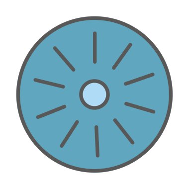 Modern simgenin vektör illüstrasyonu                  