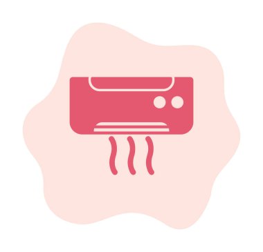 Klima ağı basit simgesi.