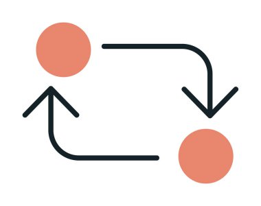 Web simgesi, vektör illüstrasyonunu değiştir