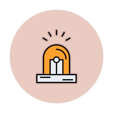 Siren icon vector illustration