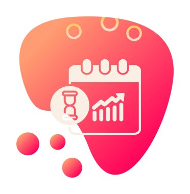 iş bitiş çizgisi vektör resimlemesi