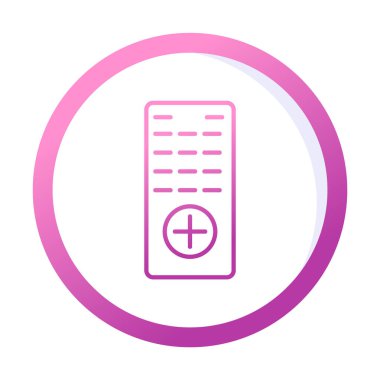 Uzaktan Denetim simgesi, vektör illüstrasyonu 