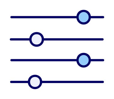 Ayar web simge vektör çizim