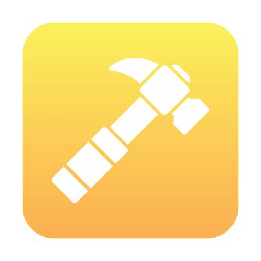 Çekiç ikonu vektör illüstrasyonu