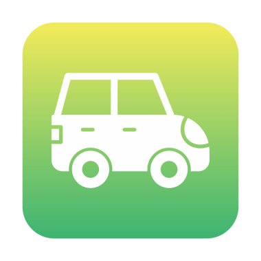 Araba düz simgesi. Vektör çizim 