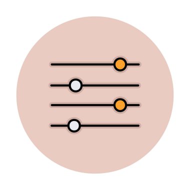 Ayar web simge vektör çizim