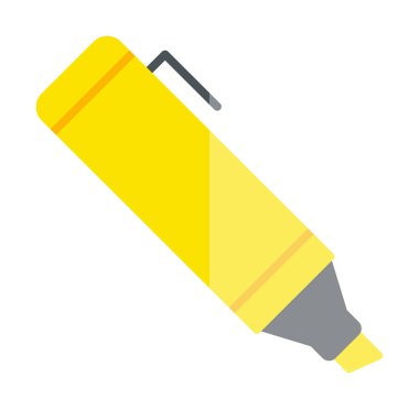 Vurgulama simgesi web basit illüstrasyon