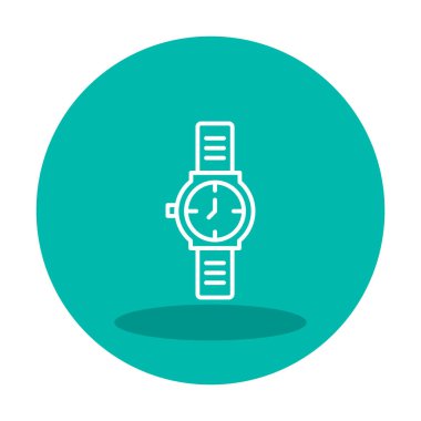 Kol saati. Web simgesi basit tasarım