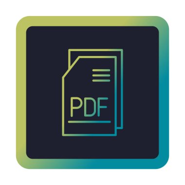 pdf dosya biçimi vektör illüstrasyonuName