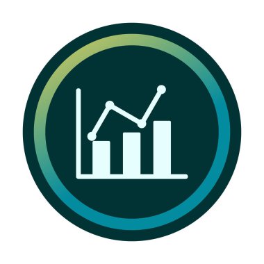 Grafik. Web simgesi basit illüstrasyon 