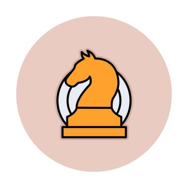 iş stratejisi simgesi, vektör illüstrasyonu basit tasarım