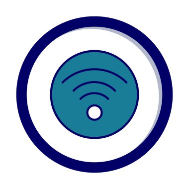 wifi simgesi, vektör illüstrasyonu basit tasarım