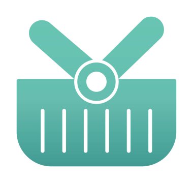 Sepet simgesi, vektör illüstrasyonu 