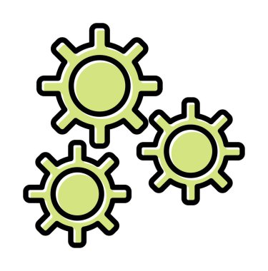 Ayar web simge vektör çizim