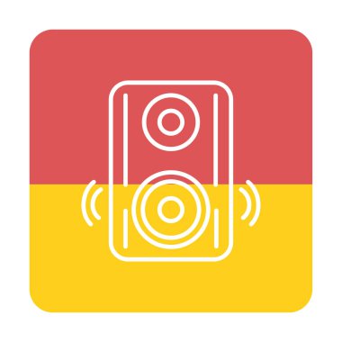 speaker icon, vector illustration simple design